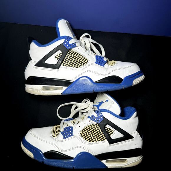 Size 8 - Nike Air Jordan 4 Retro Motorsports Men's Shoes - Picture 2 of 9